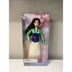 Disney Store Mulan & Red Dragon Classic Doll Lot 12" Rare